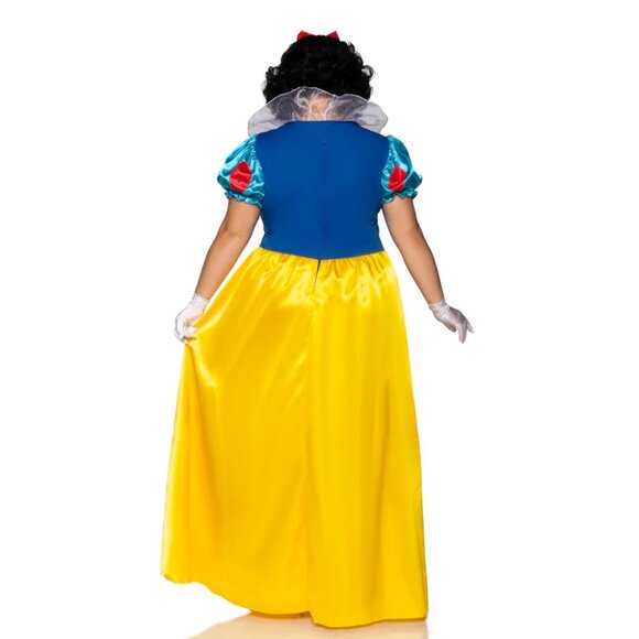 Two piece plus size Classic Snow White women's costume set - Picture 2 of 2